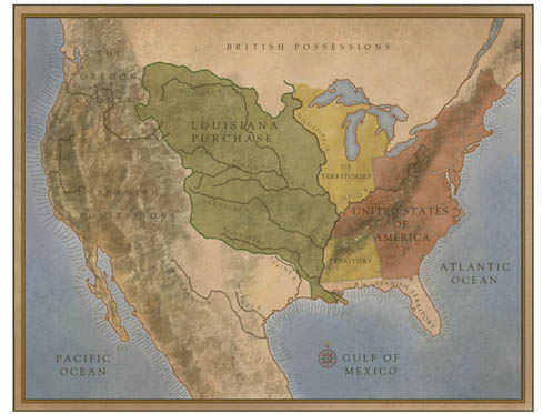 Map of Louisiana Purchase