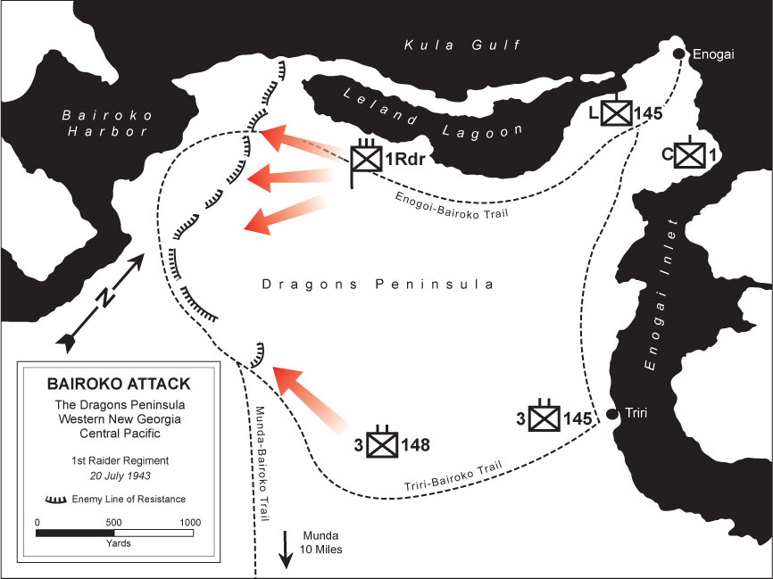 Bairoko Attack in World War II by Karen Carr