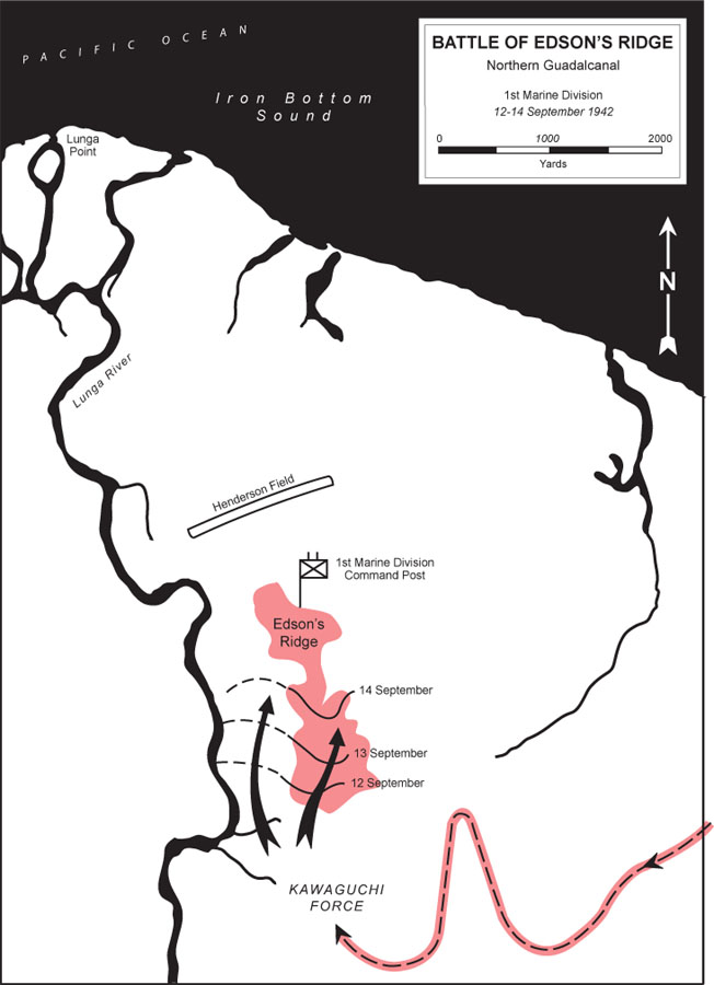 Battle of Edson's Ridge by Karen Carr