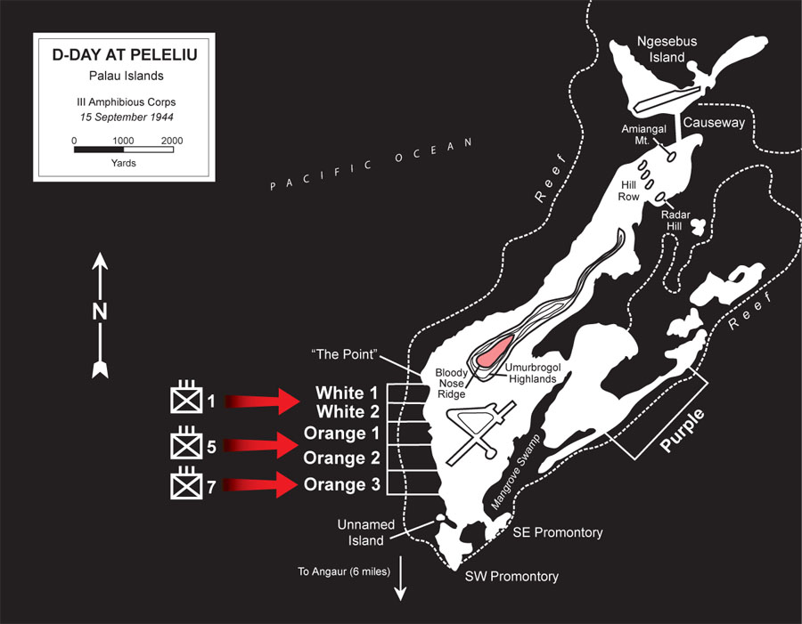 D-Day at Peleliu by Karen Carr