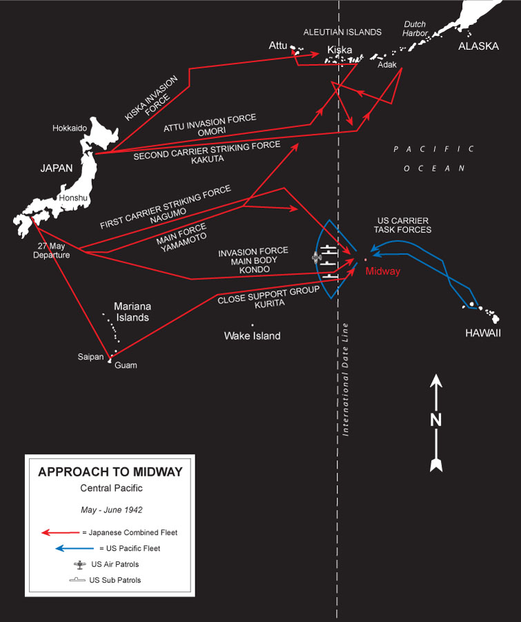 US Approach to Midway by Karen Carr